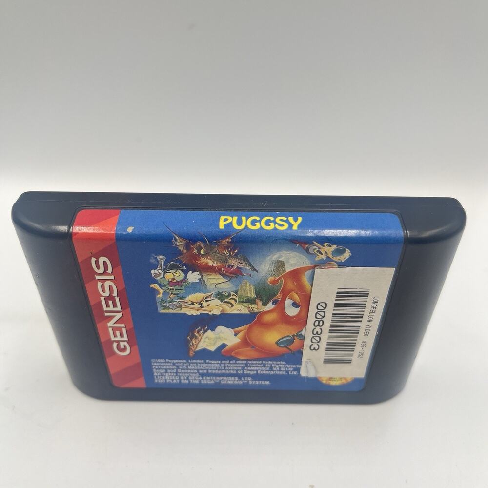 Puggsy For Sega Genesis Authentic Cartridge ONLY Good Condition